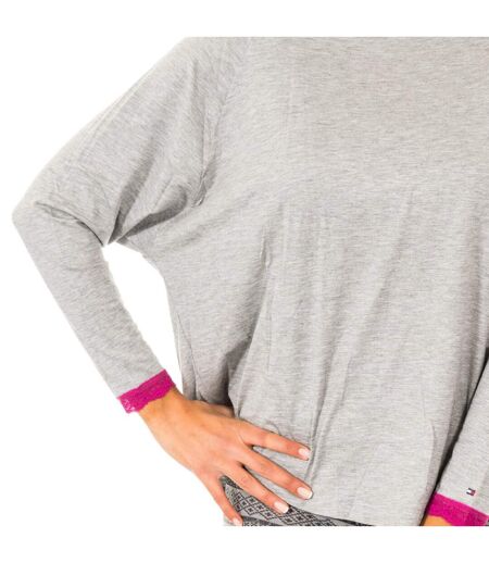 Women's long-sleeved round neck T-shirt 1487903370