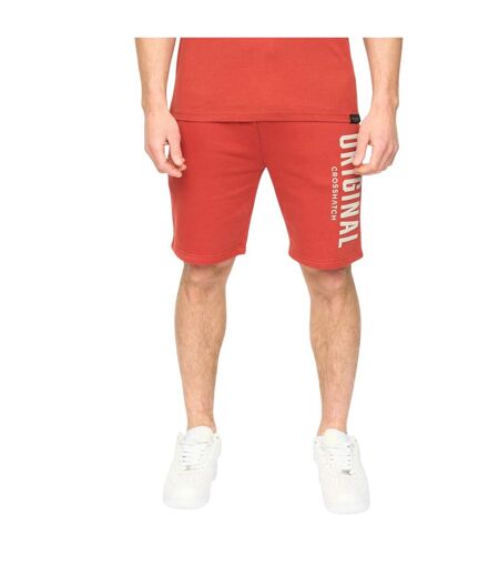Mens Kensby Shorts Red Crosshatch