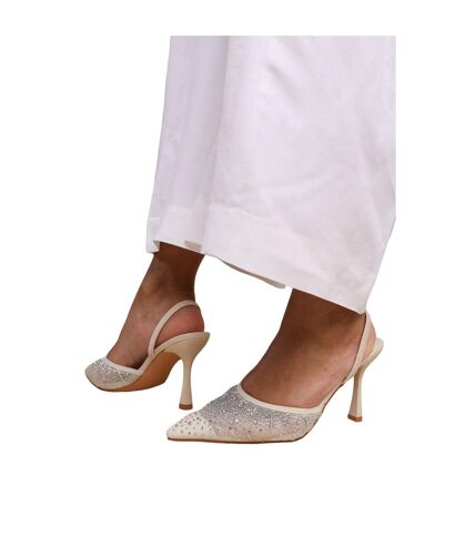 Talons hauts Larges california femme beige Where´s That From