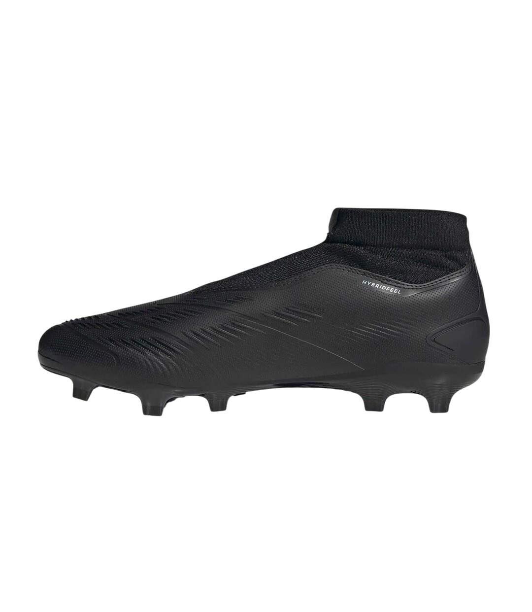 Mens Predator Elite Firm Ground Football Boots Black Grey Adidas-3