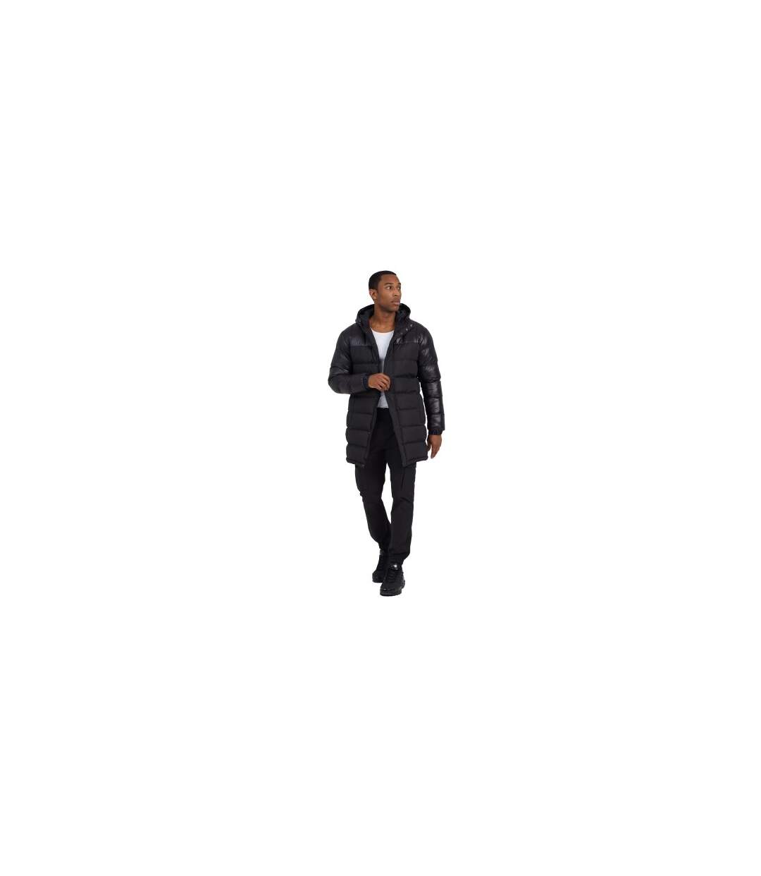 Doudoune Matelassée Homme Noir Brave Soul-1