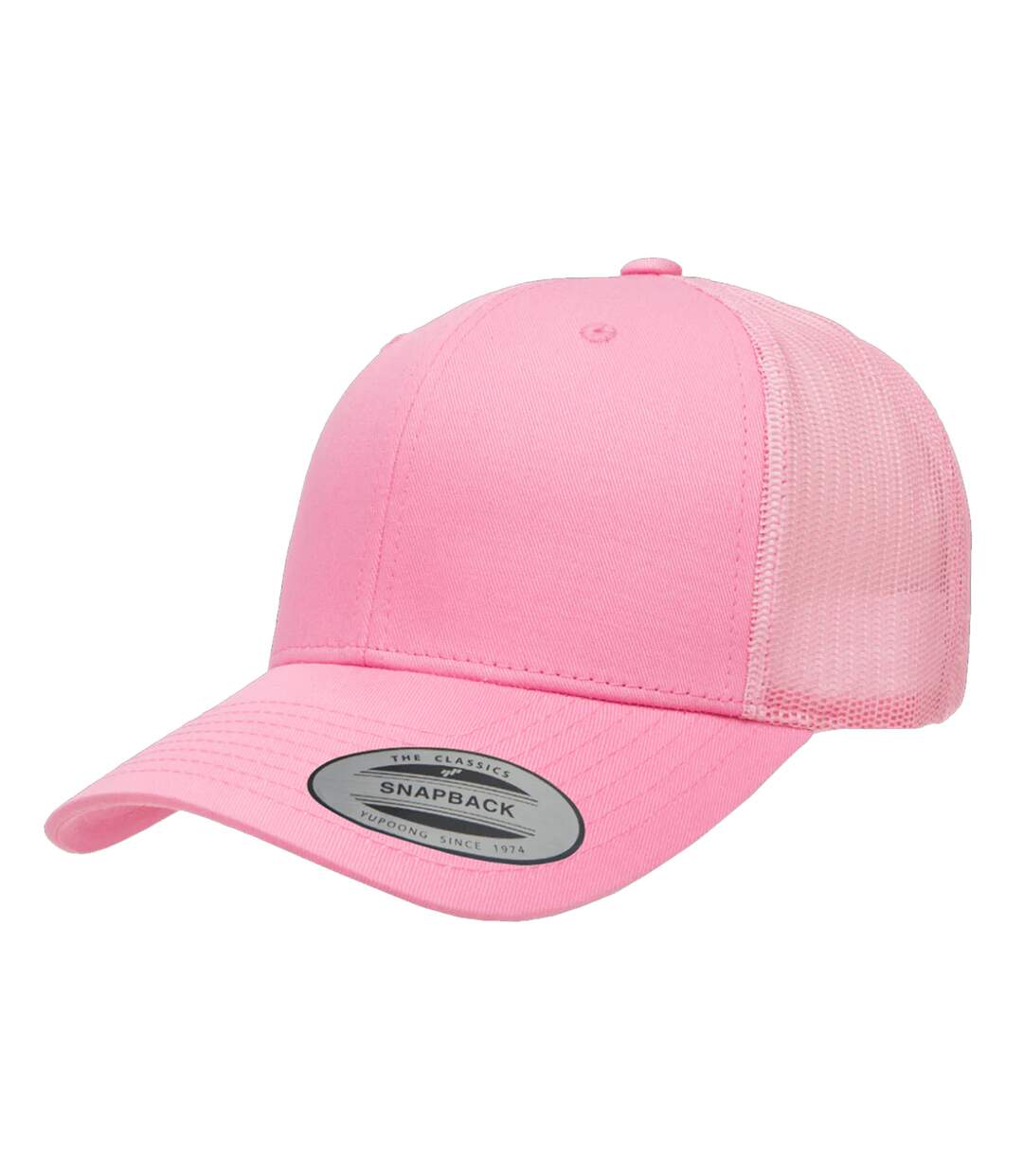 Casquette adulte unisexe rose Yupoong-2