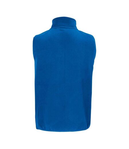 Unisex adult factor microfleece recycled body warmer royal blue SOLS