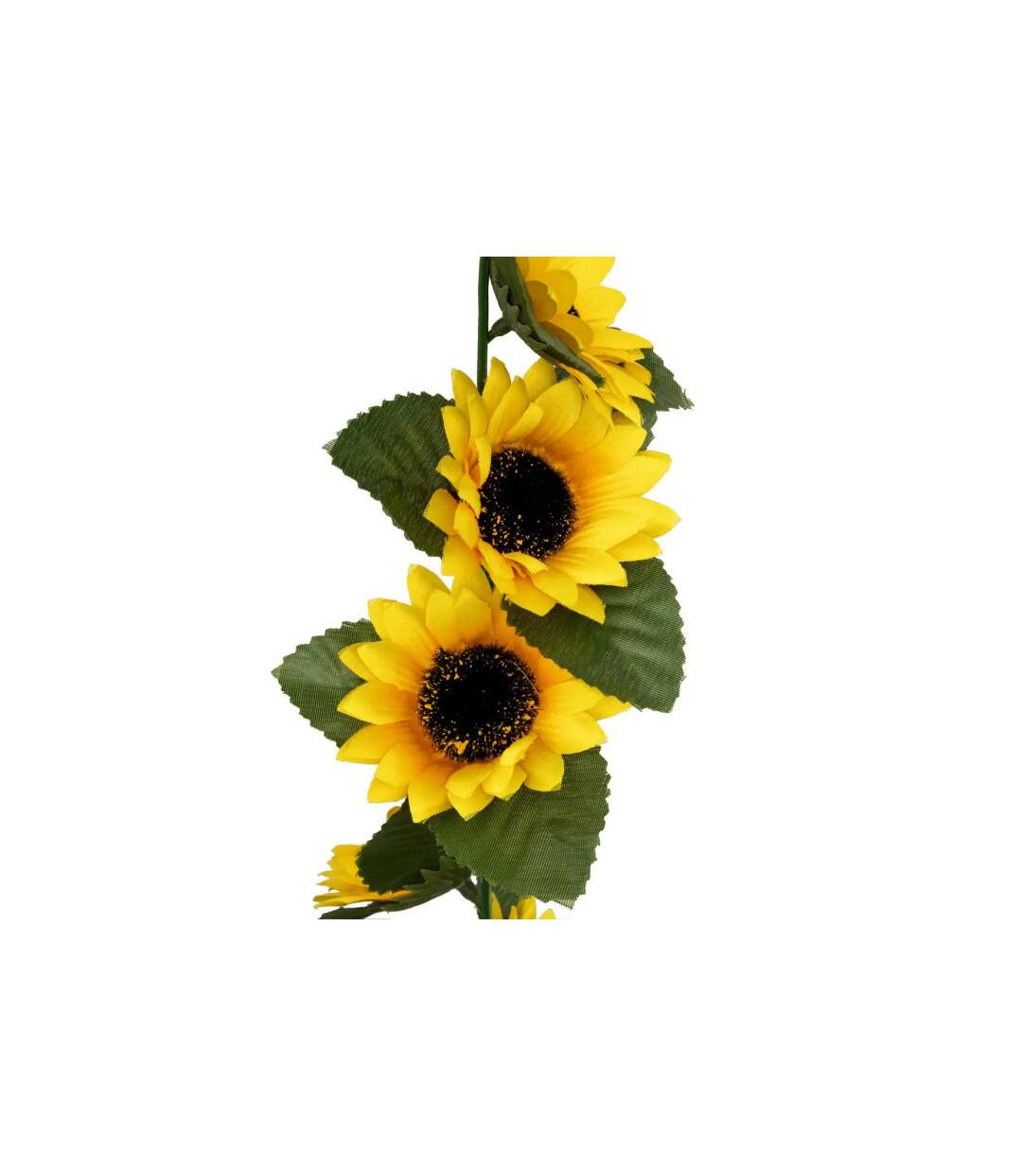 Guirlande de Tournesols Artificiels Naki 180cm Jaune-2