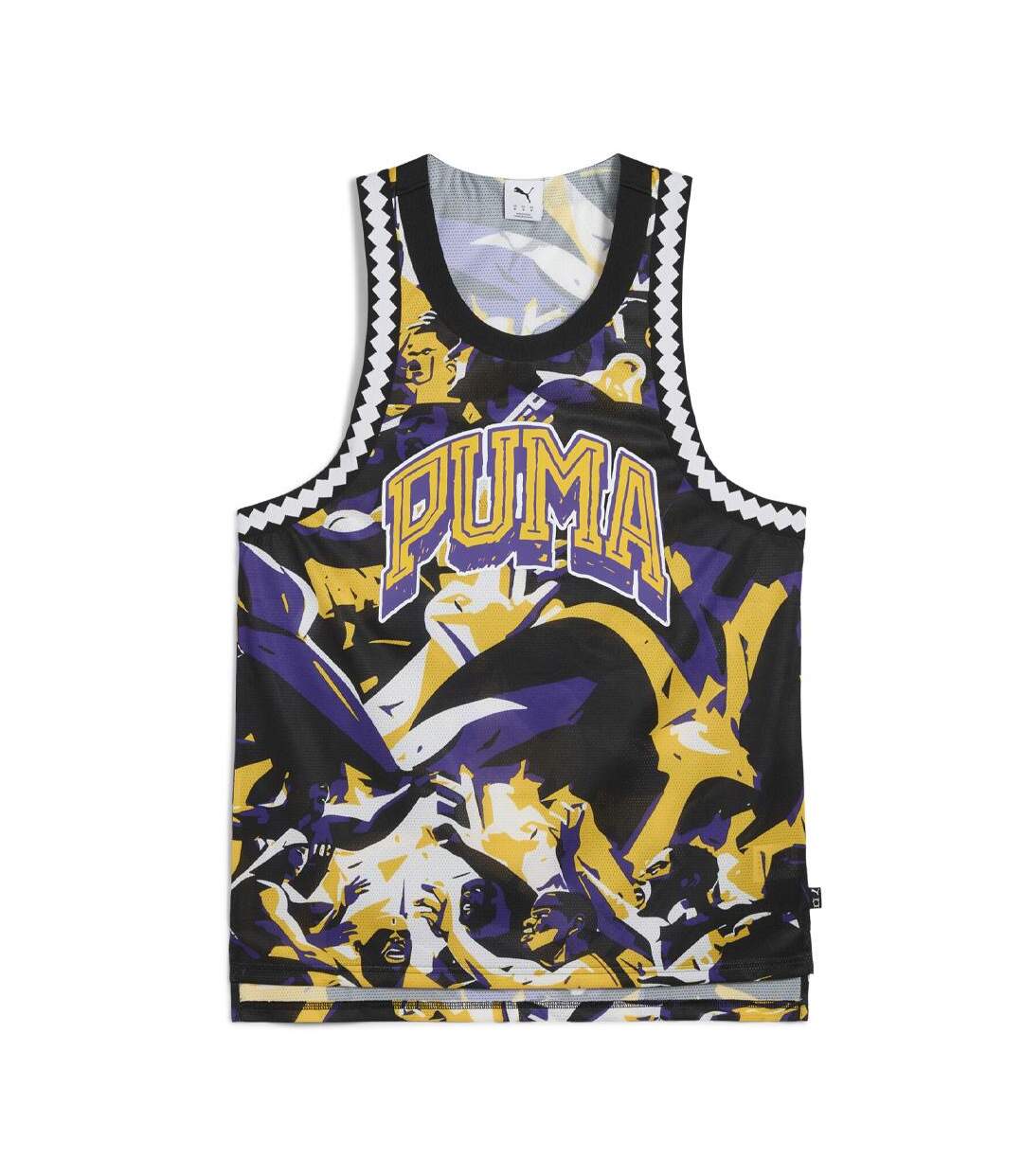 Débardeur violet/jaune homme puma rival rage aop mesh-2