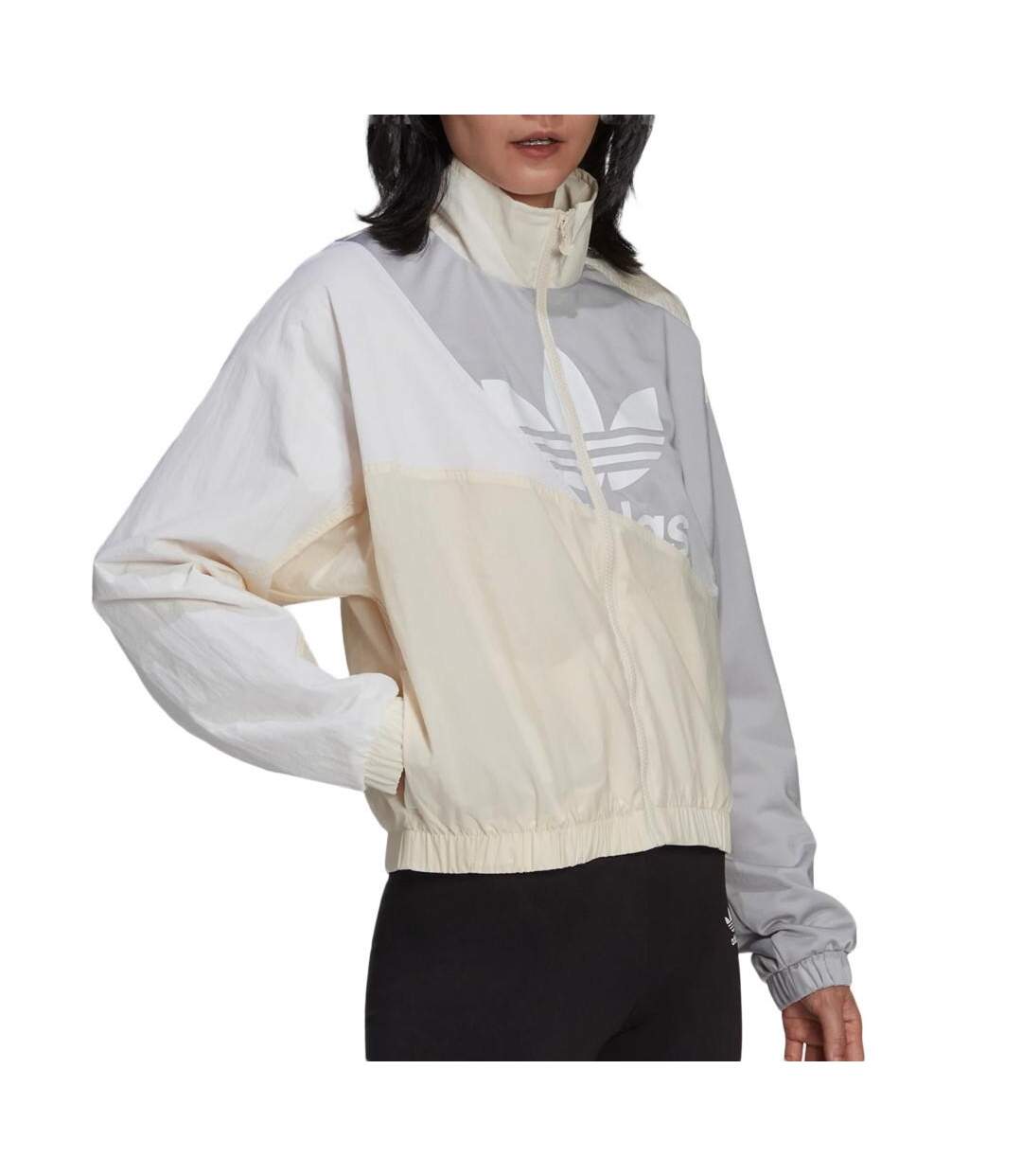 Veste de survêtement Beige Femme Adidas Track Top - 14A