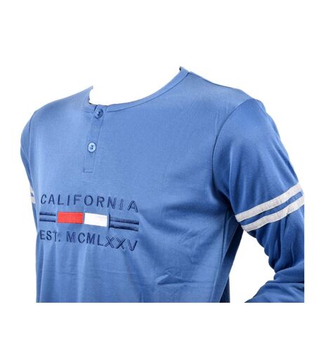 Pyjama Homme Long SWEET SECRET Z2849 CALIFORNIA BLEU