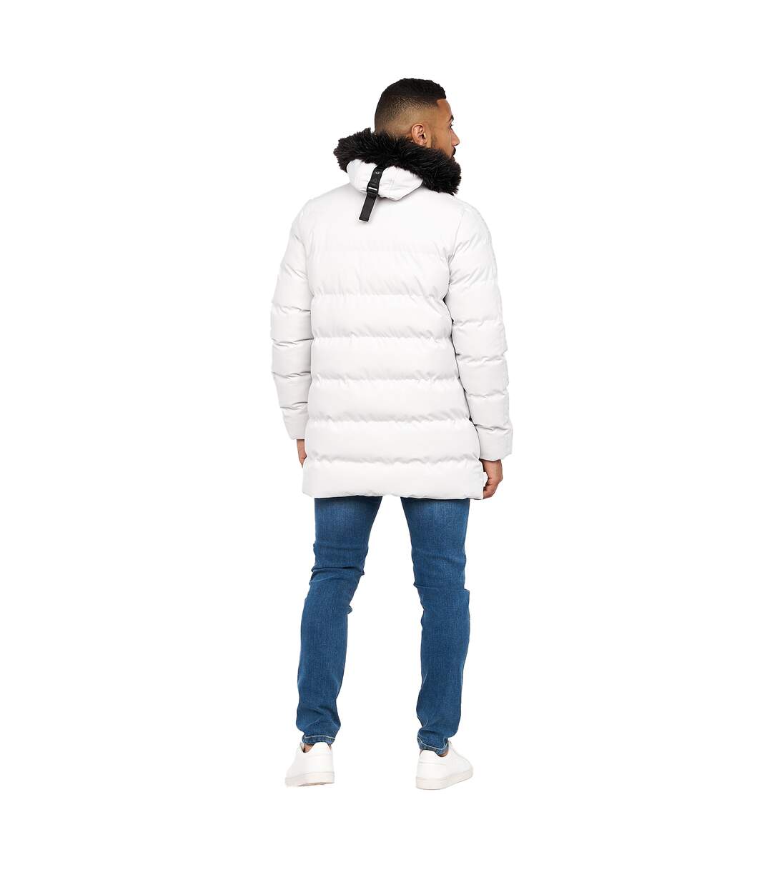 Parka Daydream Homme Gris Clair Crosshatch-3