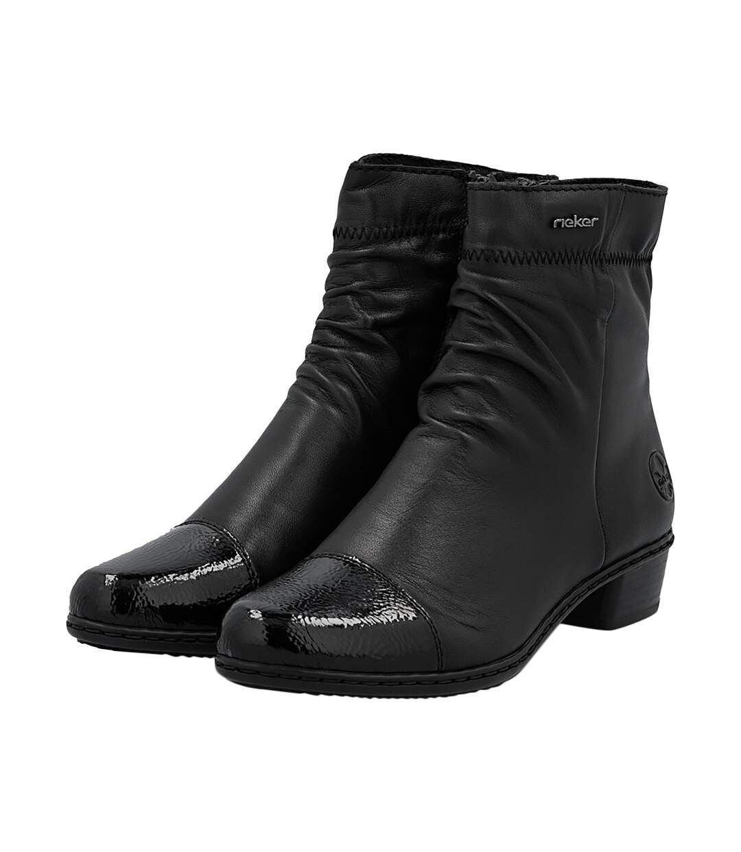 Bottine Cuir Rieker Lagro-3