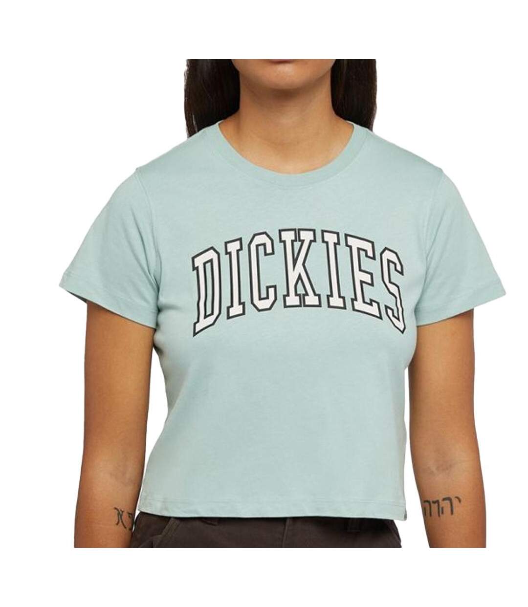 T-shirt vert femme dickies aitkin-1