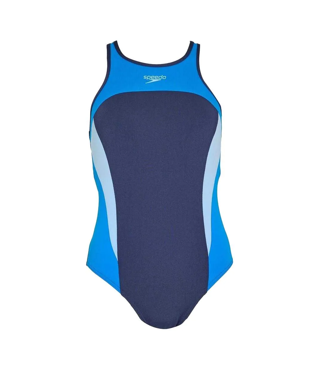 Maillot De Bain 1 Pièce Motif/style Blocs De Couleurs Femme Bleu Speedo-1