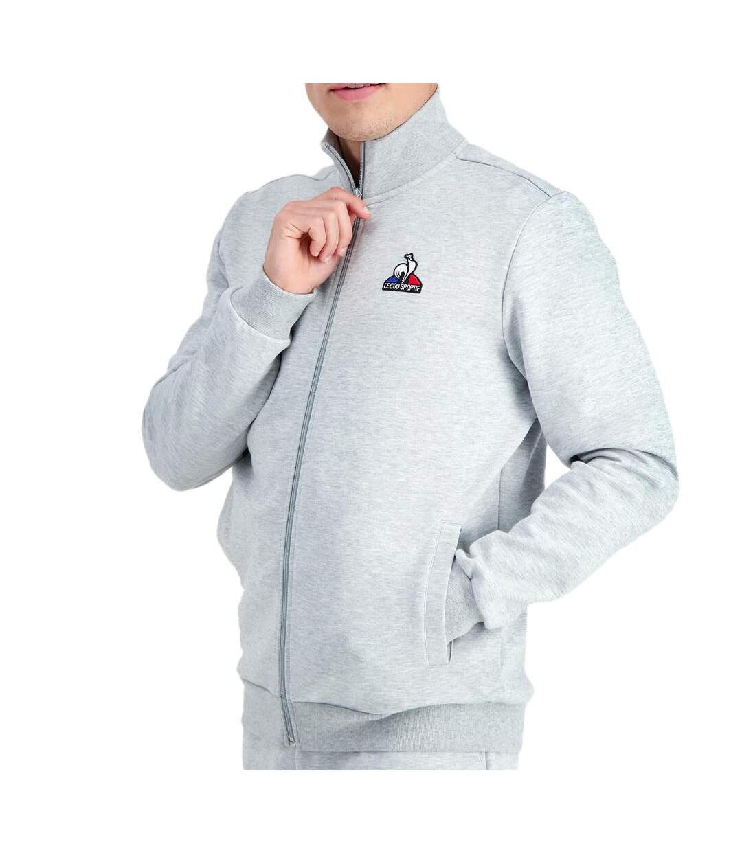 Veste grise homme  le coq sportif spe fz sweat-1