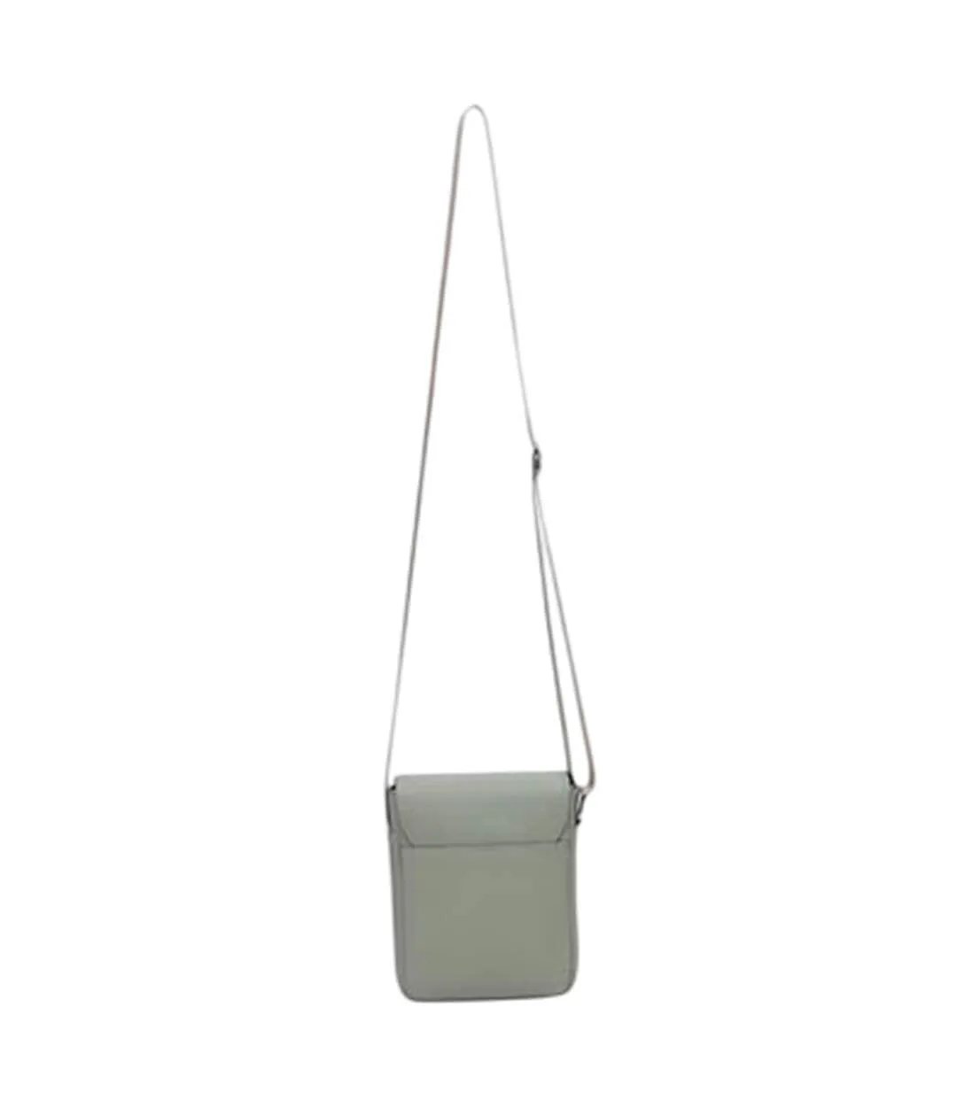 Rectangle Faux Leather Crossbody Bag One Size Grey Firetrap-2
