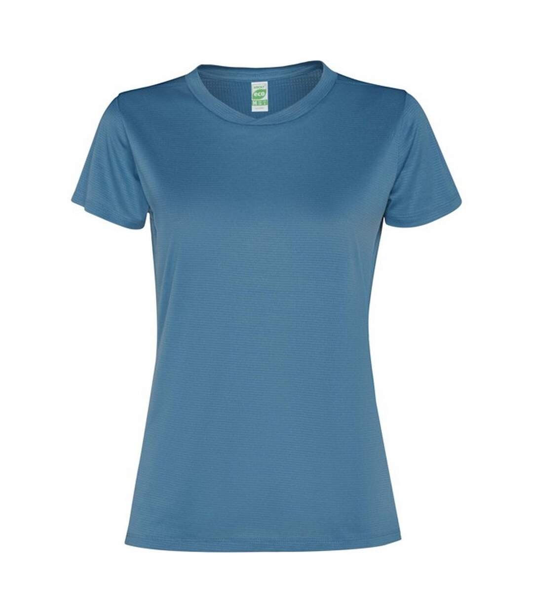 T-shirt slam femme bleu gris Roly-1