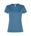 T-shirt slam femme bleu gris Roly Roly