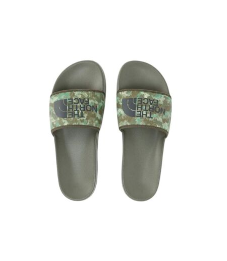 Claquettes Base Camp Slide Homme Vert Kaki Camouflage The North Face