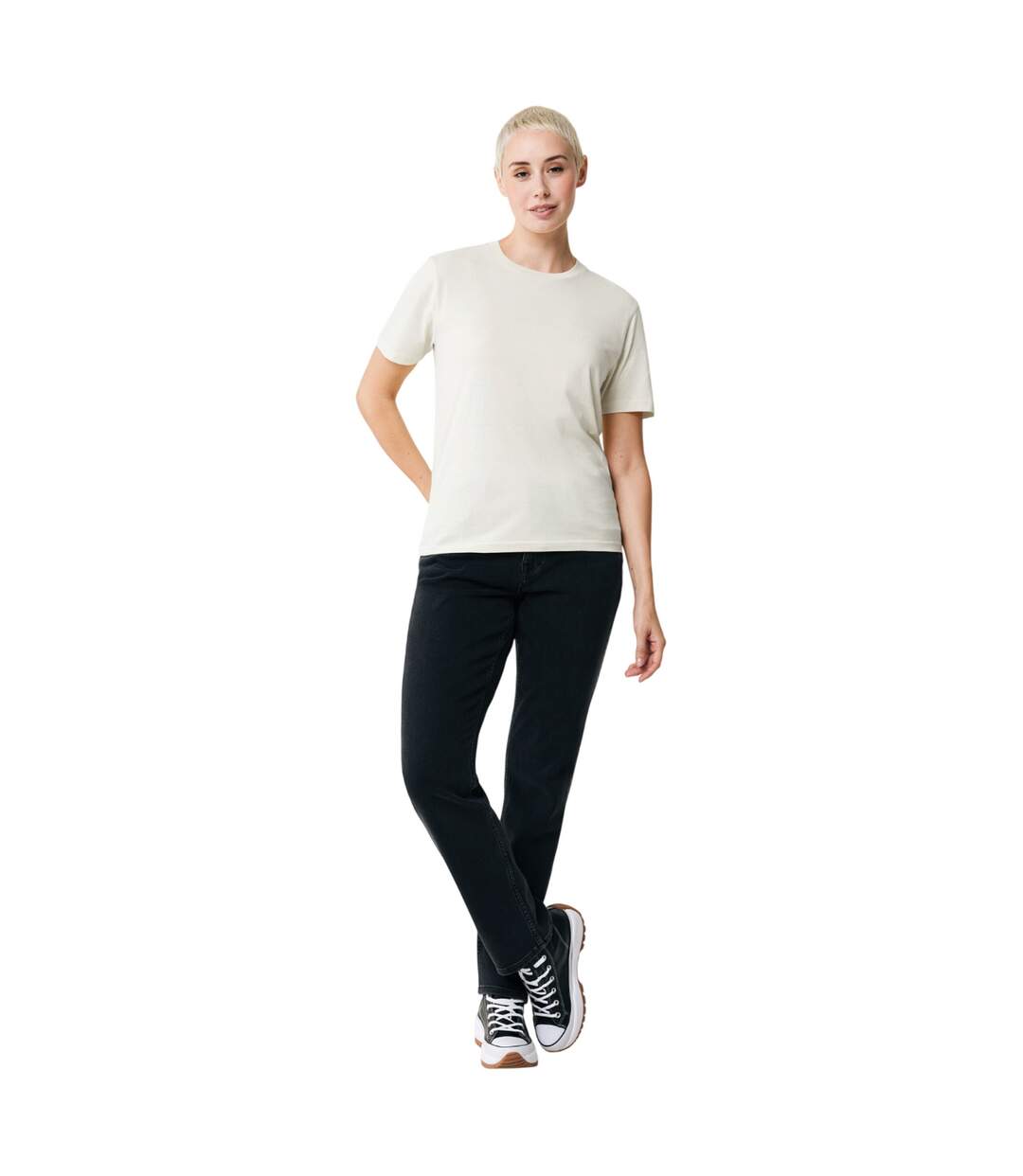 T-shirt sierra adulte gris clair chiné Iqoniq-1