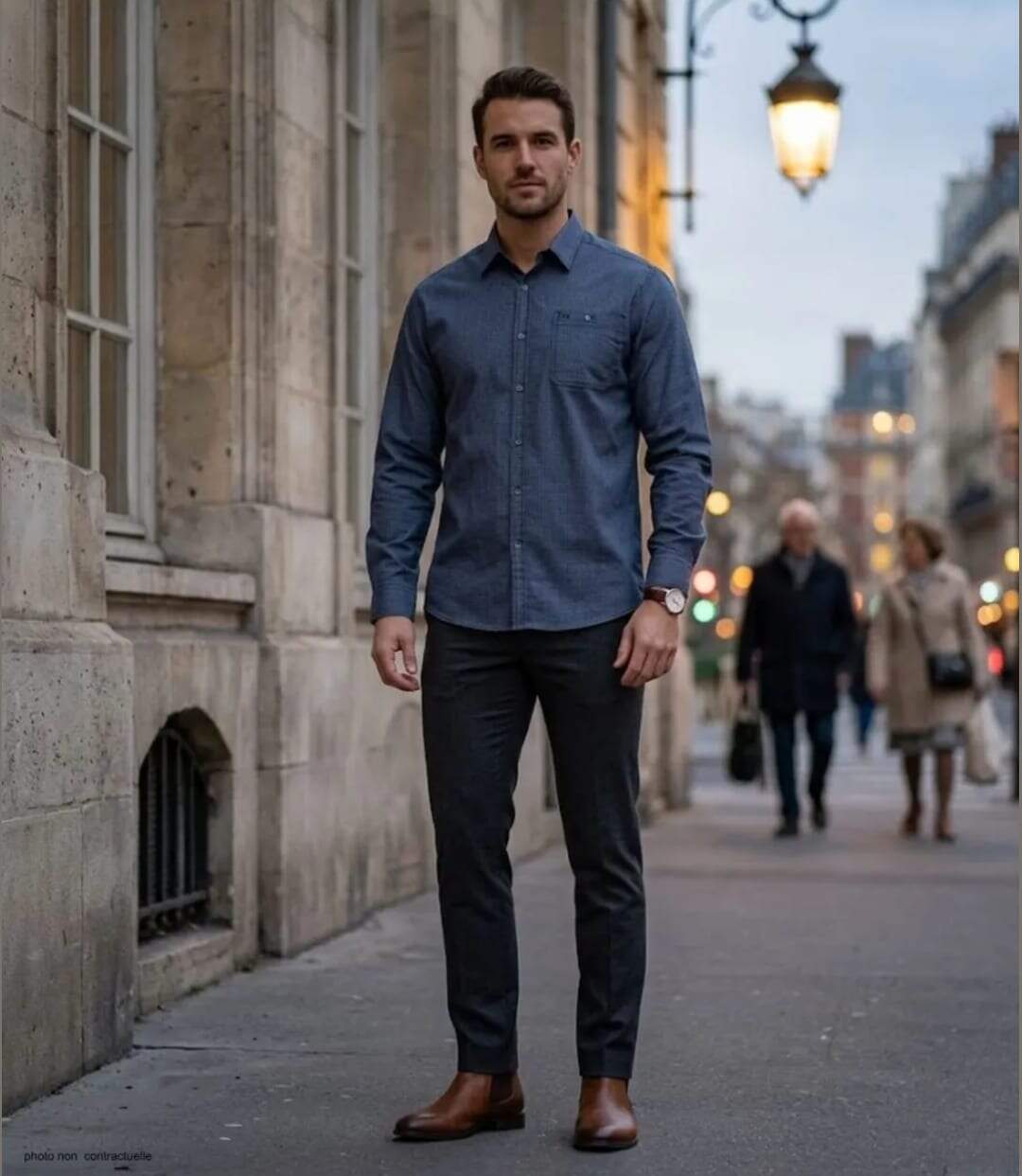 CHALLENGER TRUBLION1 - Chemise à carreaux flanelle grise manches longues pour un confort thermique élégant-5