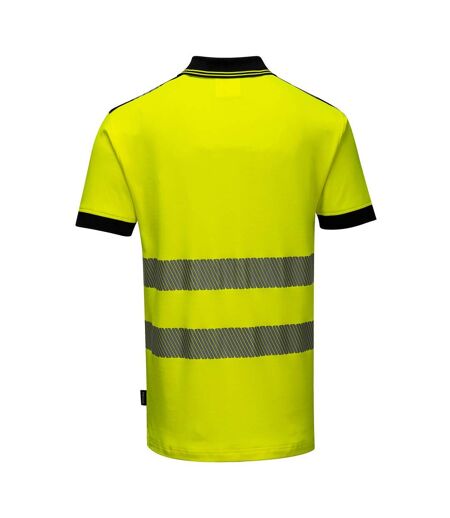 Portwest Polo unisexe adulte Hi-Vis (Jaune/Noir) - UTRW9590