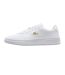 Baskets Court Pro Femme Blanc Jaune Or Lacoste-1