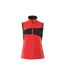 Womens/ladies Accelerate Stretch Lightweight Gilet Traffic Red Black Mascot-1