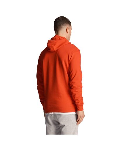 Mens pullover hoodie gala red Lyle & Scott