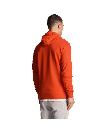 Mens pullover hoodie gala red Lyle & Scott