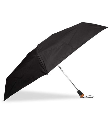 Isotoner Parapluie homme poignée travaillée en bois chic xtra solide et déperlant