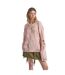 Womens/ladies Disciple Cable Knit Maxi Dress Pink The Ragged Priest-1