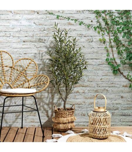 Olivier Artificiel en Pot Wilbur 120cm Vert