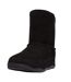 Womens/ladies original mukluk shorty leather ankle boots black Fit Flop-4