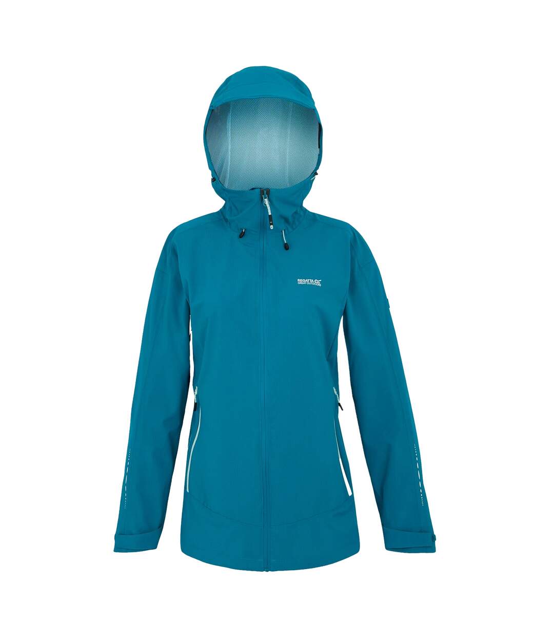 Womens/ladies okara waterproof jacket exotic plume/icy morn Regatta-1
