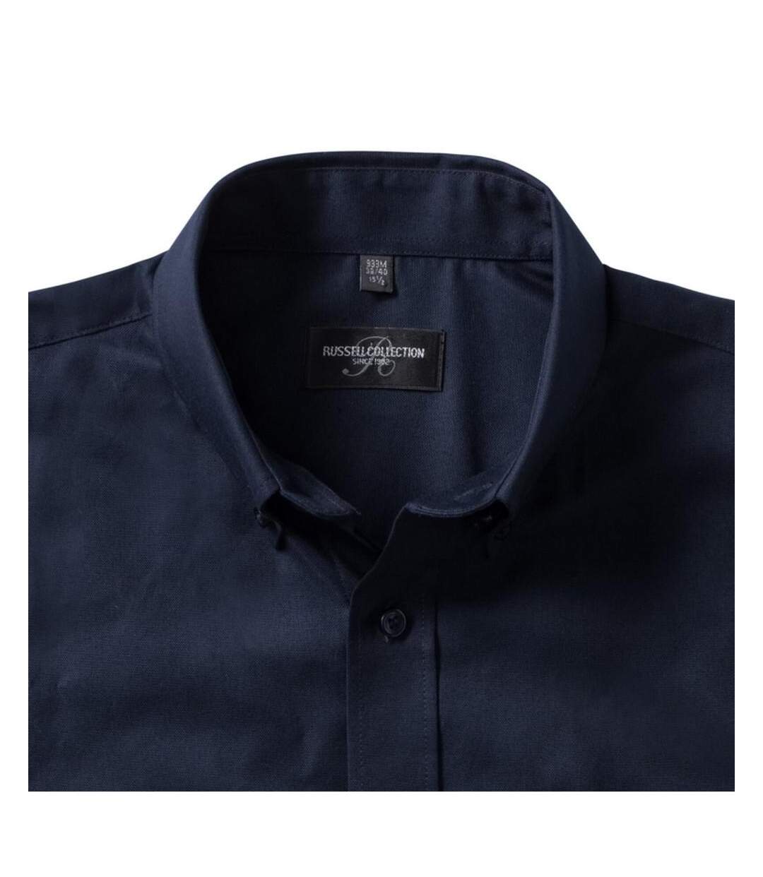 Chemise Manches Courtes Homme Bleu Marine Russell-4
