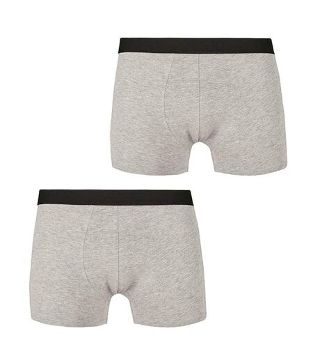 Lot de 2 boxers - Homme - BY132 - gris chiné heather