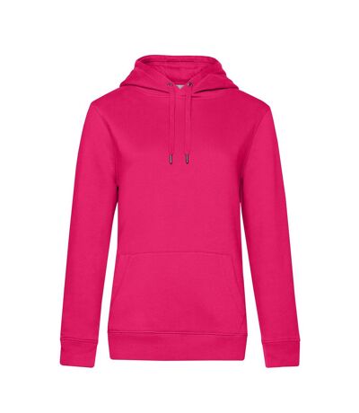 Sweat à capuche queen femme rose magenta B&C