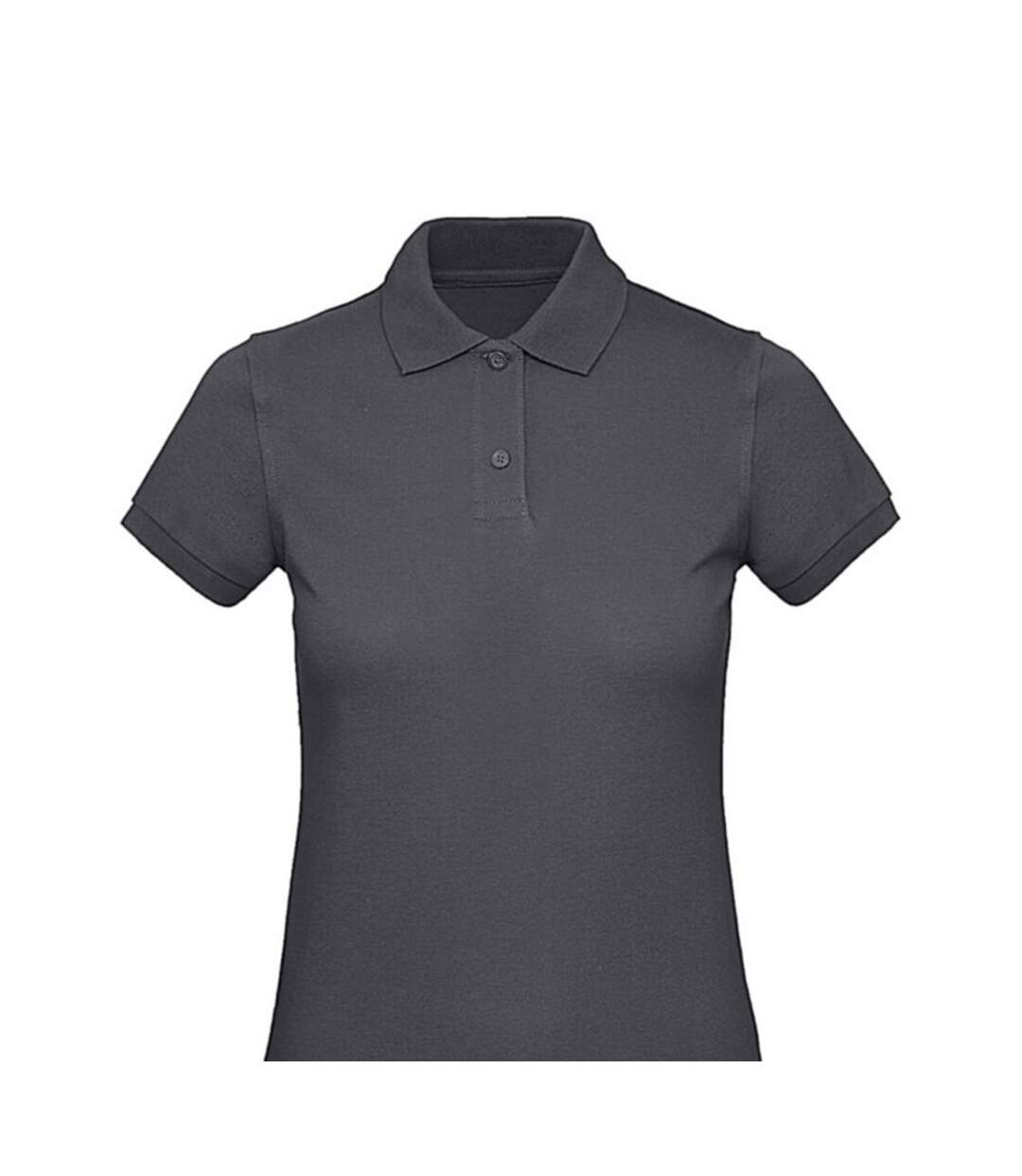 Polo Inspire Femme Gris Foncé B&C-2