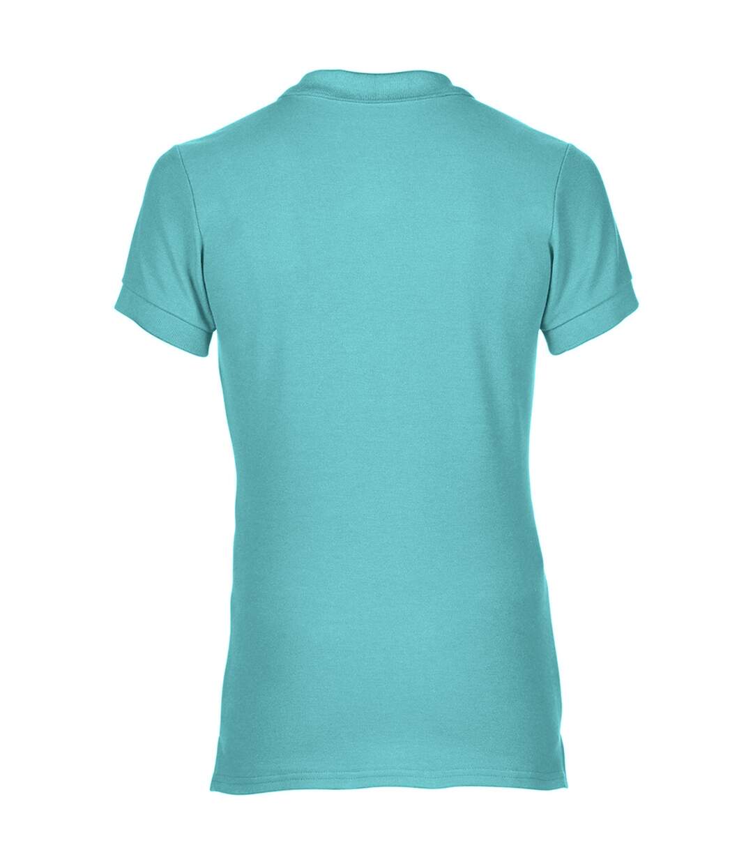 Gildan Womens/Ladies Premium Cotton Sport Double Pique Polo Shirt (Chalky Mint) - UTBC3195-3