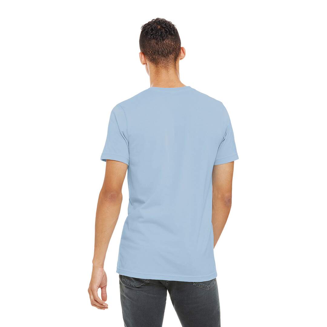 T-shirt adulte bleu acier Bella + Canvas-2