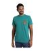 Mens beer guzzling back print t-shirt viridis Weird Fish-4