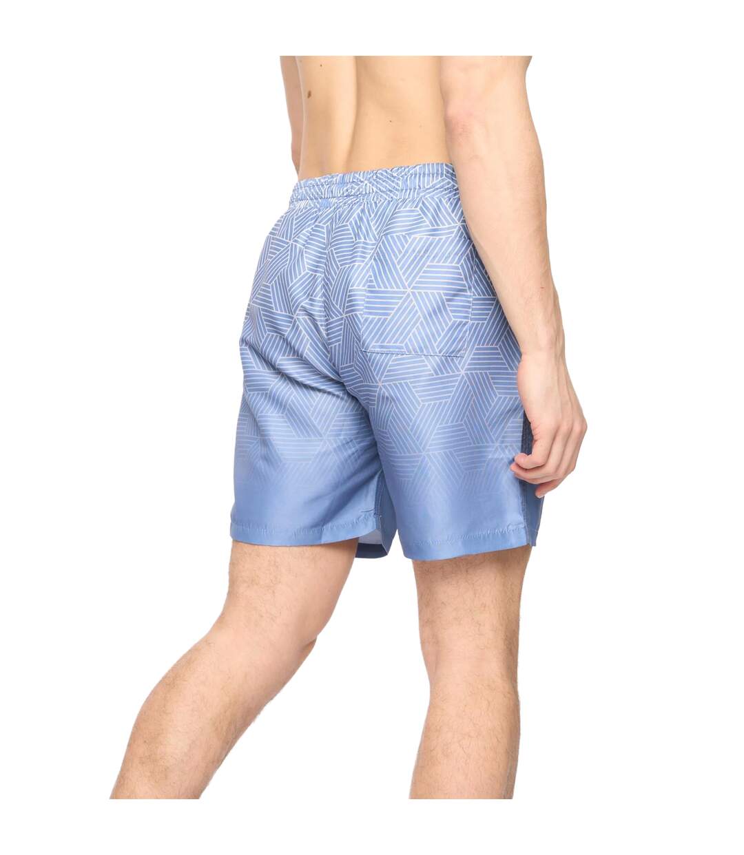 Short De Bain Layotta Homme Bleu Denim Crosshatch-2