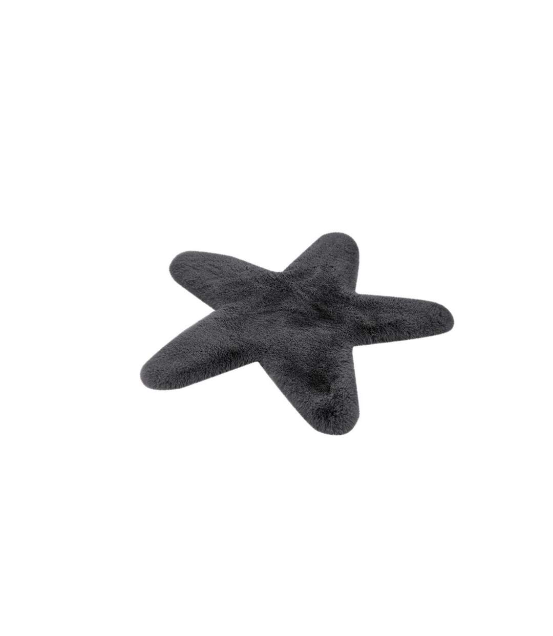 Tapis Déco Enfant Lovely Star 60x63cm Anthracite-4