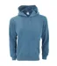 Sweatshirt Uni À Capuche Et Fermeture Zippée Homme Denim SG-2