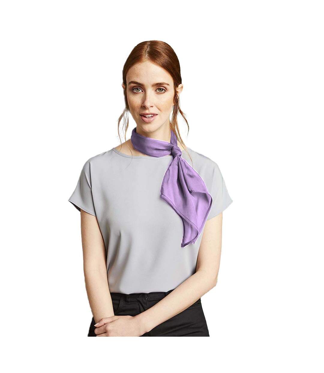 Foulard de travail femme taille unique lilas Premier-2