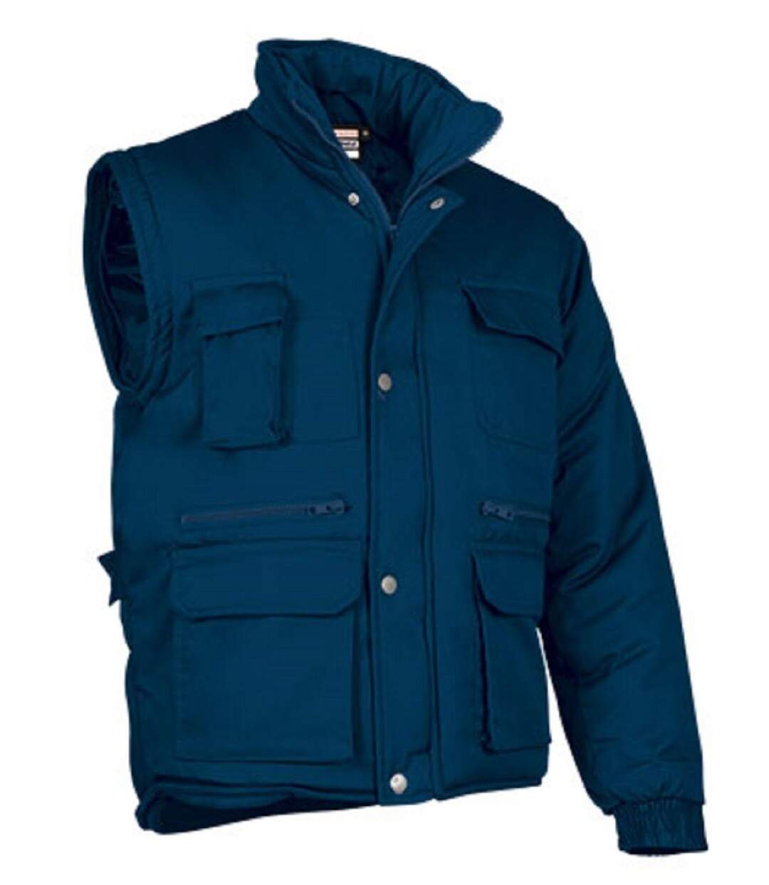 Veste matelassée manches amovibles - Homme - REF MIRACLE - bleu marine