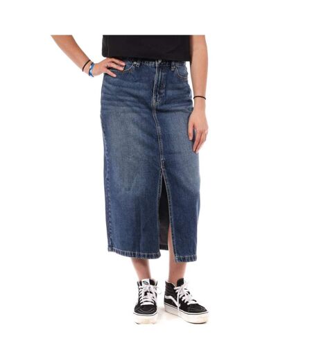 Jupe longue bleu femme jennyfer dapond