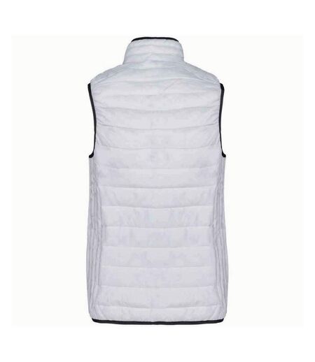 Womens/ladies lightweight down bodywarmer white Kariban