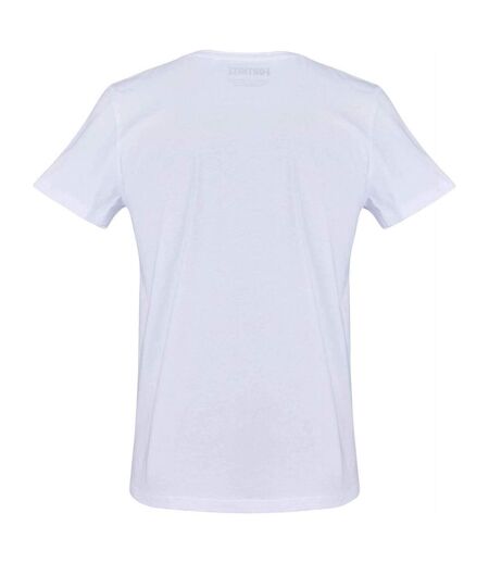 T-shirt Motif/style Aluminium Homme Blanc Fortnite
