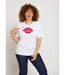 T-shirt à message en coton BIO-1