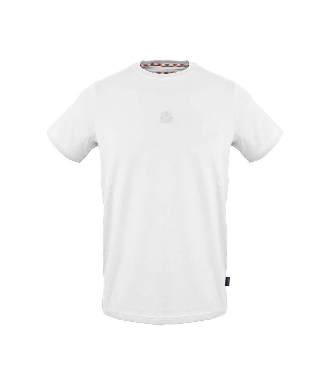 T-shirt Motif/style Logo Brodé Homme Blanc Aquascutum-1