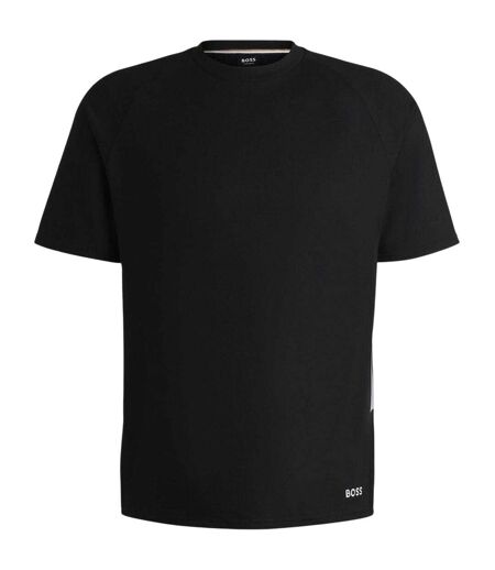 Mens Colour Block Regular T-shirt Black Boss